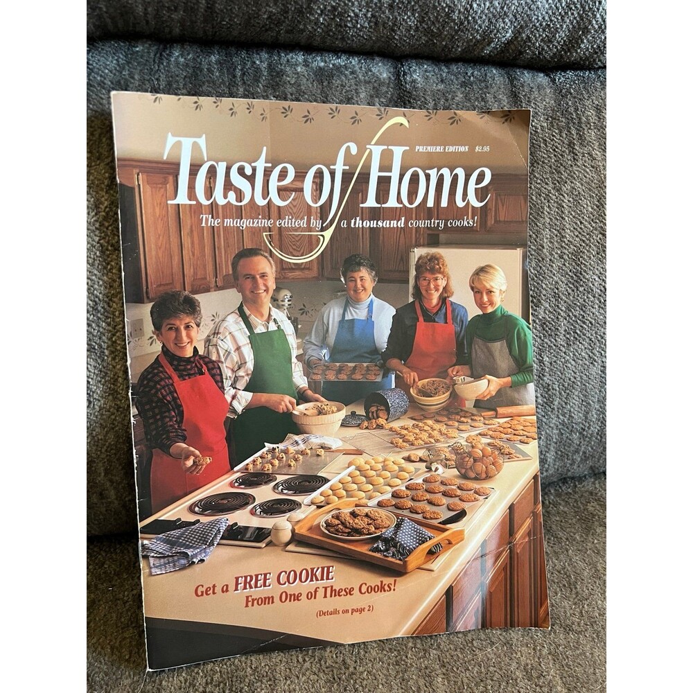 Rare 1993 Taste of Home Mag PREMIERE EDITION Issue 1 Collectible Cooking recipe
